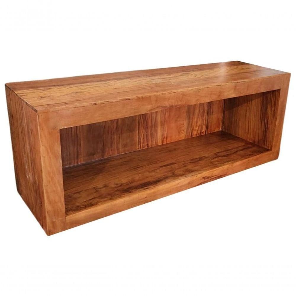 Rack Barcelona 1,6 M Madeira Maciça - Natural