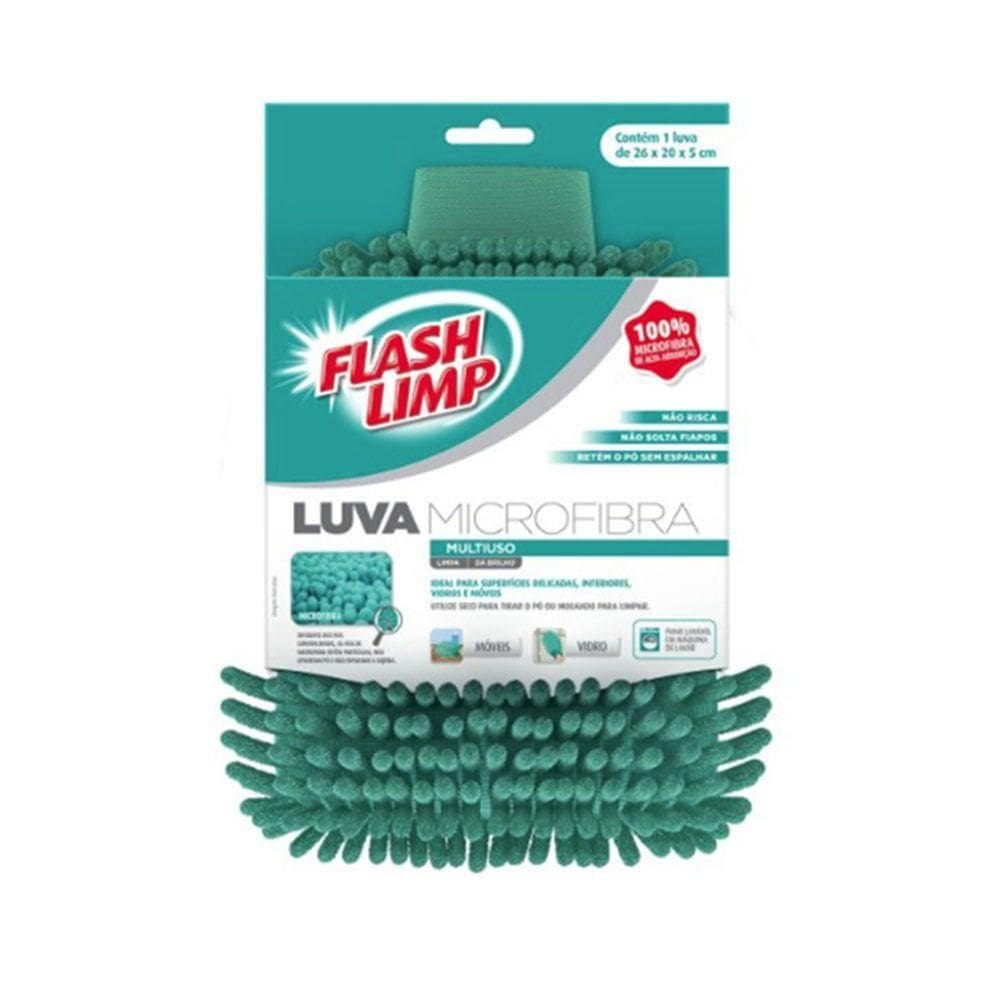 Luva Multiuso De Microfibra - Flashlimp