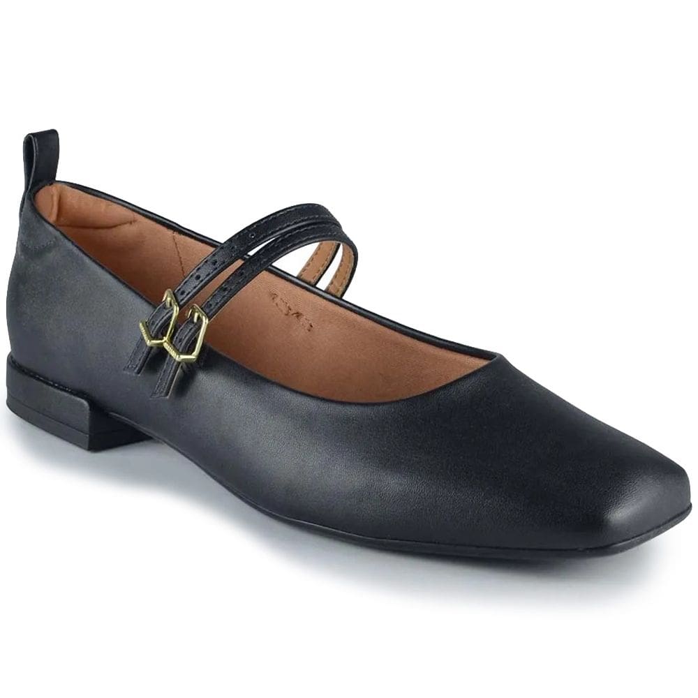 Sapatilha Vizzano Boneca Salto Baixo Feminina-Preto