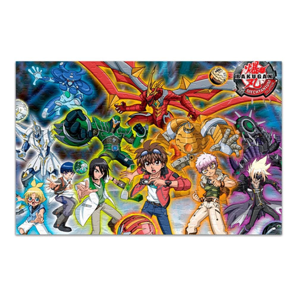 Quebra Cabeça Bakugan Personalizado 48 Peças