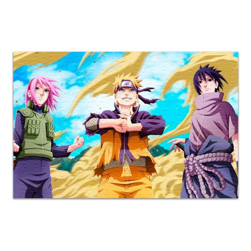 Quebra-cabeça Personalizado Naruto Shippuden Time 7 48 Peças