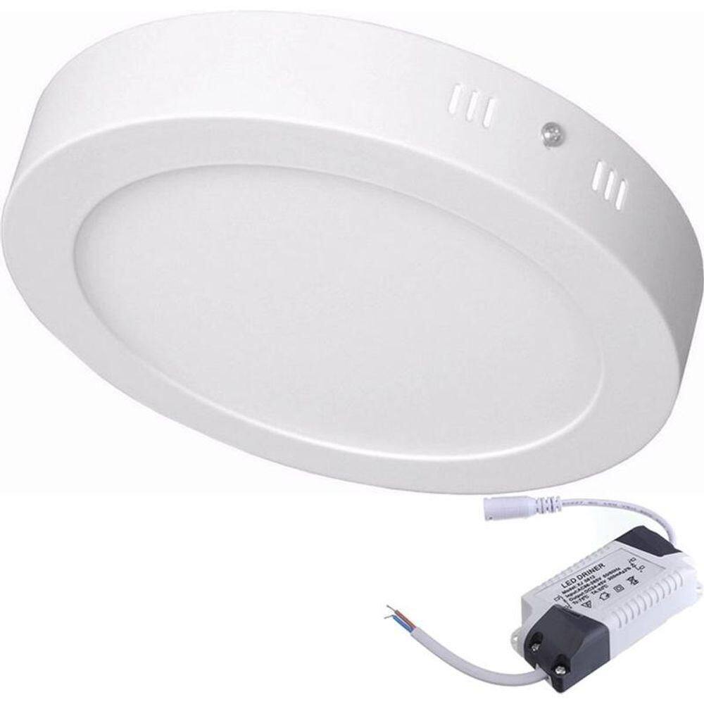 Painel Led 30 Sobrepor Redondo 24w 3000k 100-240v Taschibra