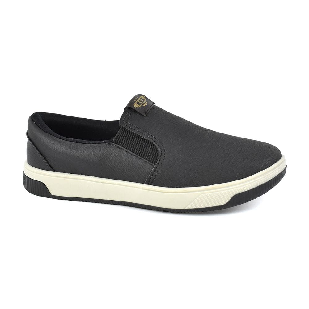 Sapatênis Kidy Firenze Respitec Slip-On Infantil Preto