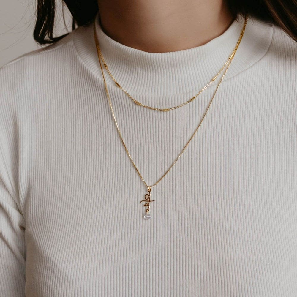 Colar Duplo - Banhado em Ouro 18k