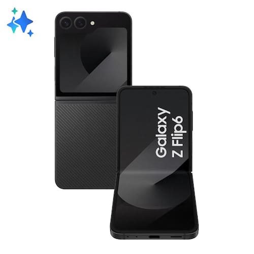 Celular Samsung Galaxy Z Flip6 5G, 256GB, 12GB RAM, Tela 6.7", Câm. Dupla + Selfie 50MP, Galaxy AI Preto Menor preço em Celular Samsung Galaxy Z Flip6 5G, 256GB, 12GB RAM, Tela 6.7", Câm. Dupla + Selfie 50MP, Galaxy AI Preto