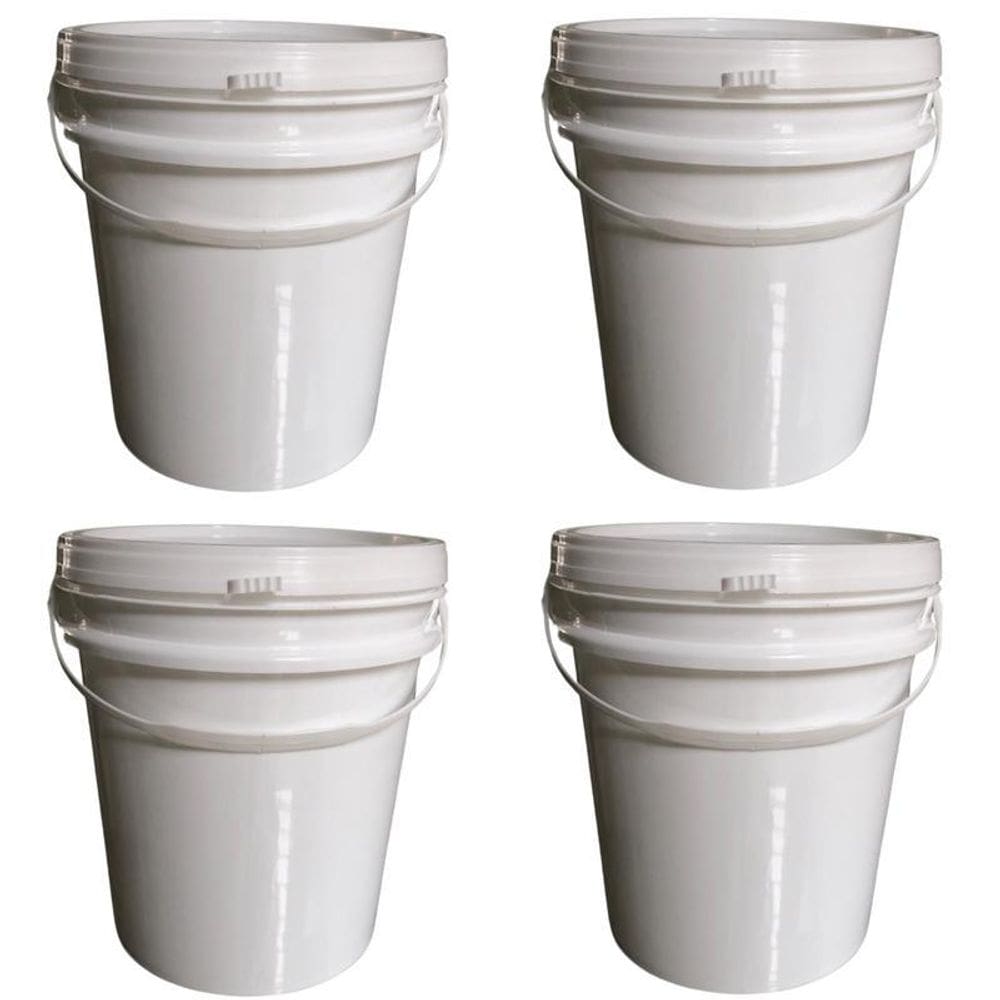 Pote Para Resina Acrilica 5L 4 Pçs