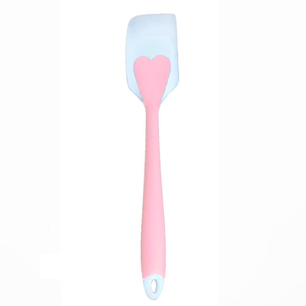 Espátula De Silicone Cozinha Coração Grande 28Cm Reforçado