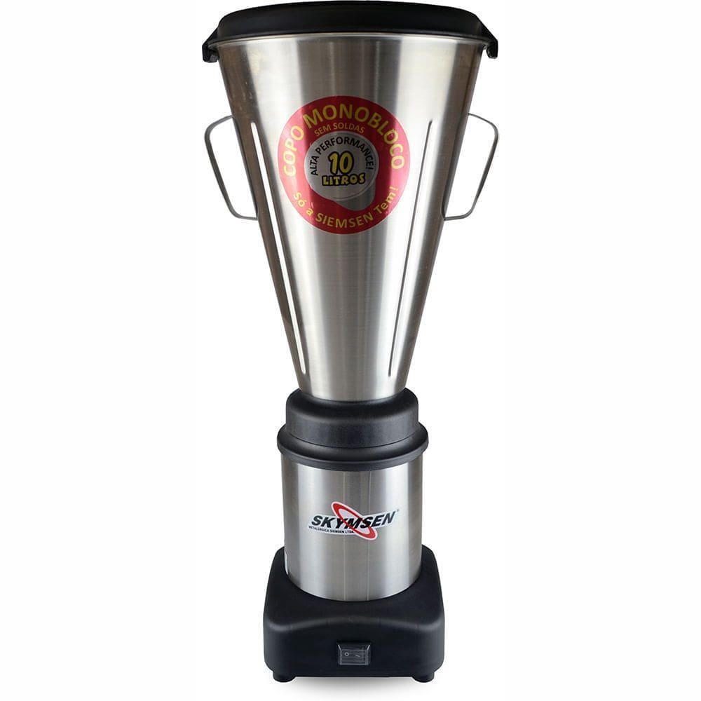 Liquidificador Comercial INOX LS10MBN Skymsen Liquidificador Comercial 10 Litros 220v