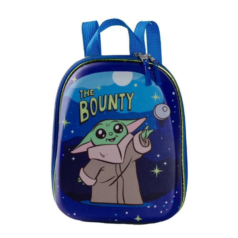 Lancheira De Costas Star Wars Grogu 3D Infantil Impermeável
