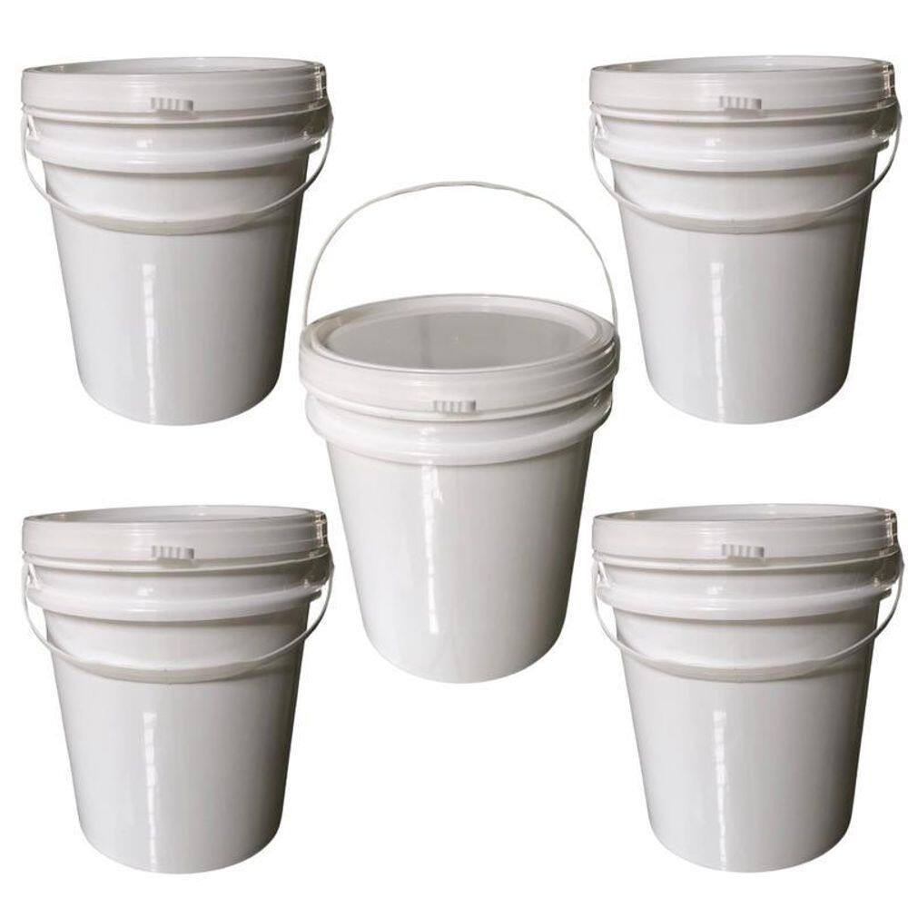 Balde 5L Com Alça Para Geleias 5 Pçs