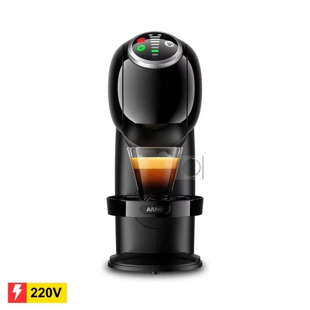 REEMBALADO: Cafeteira Expresso Arno Dolce Gusto Genio S Plus DGS2 - Preta 220V