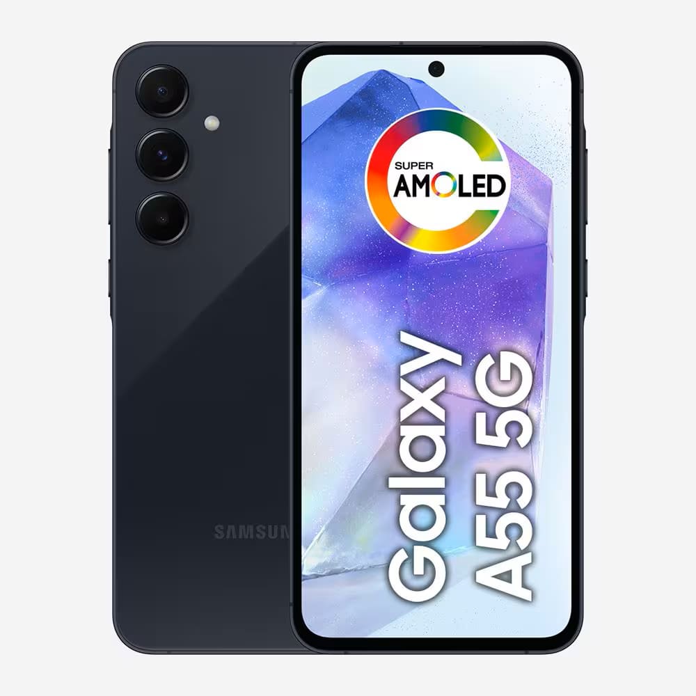 REEMBALADO: Samsung Galaxy A55 5G 128GB 8GB RAM Tela 6.6 - Azul Escuro