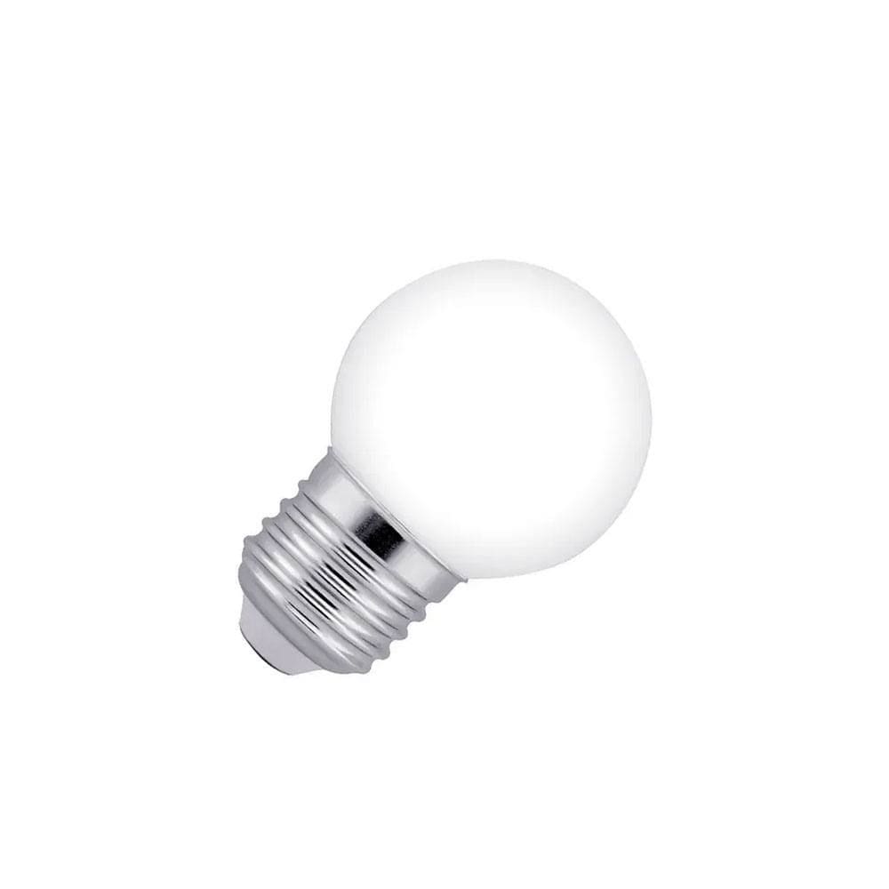 Lâmpada Led Bolinha Iluminação Bulbo Decoração G45 Leitosa 5W E27 4000K Bivolt