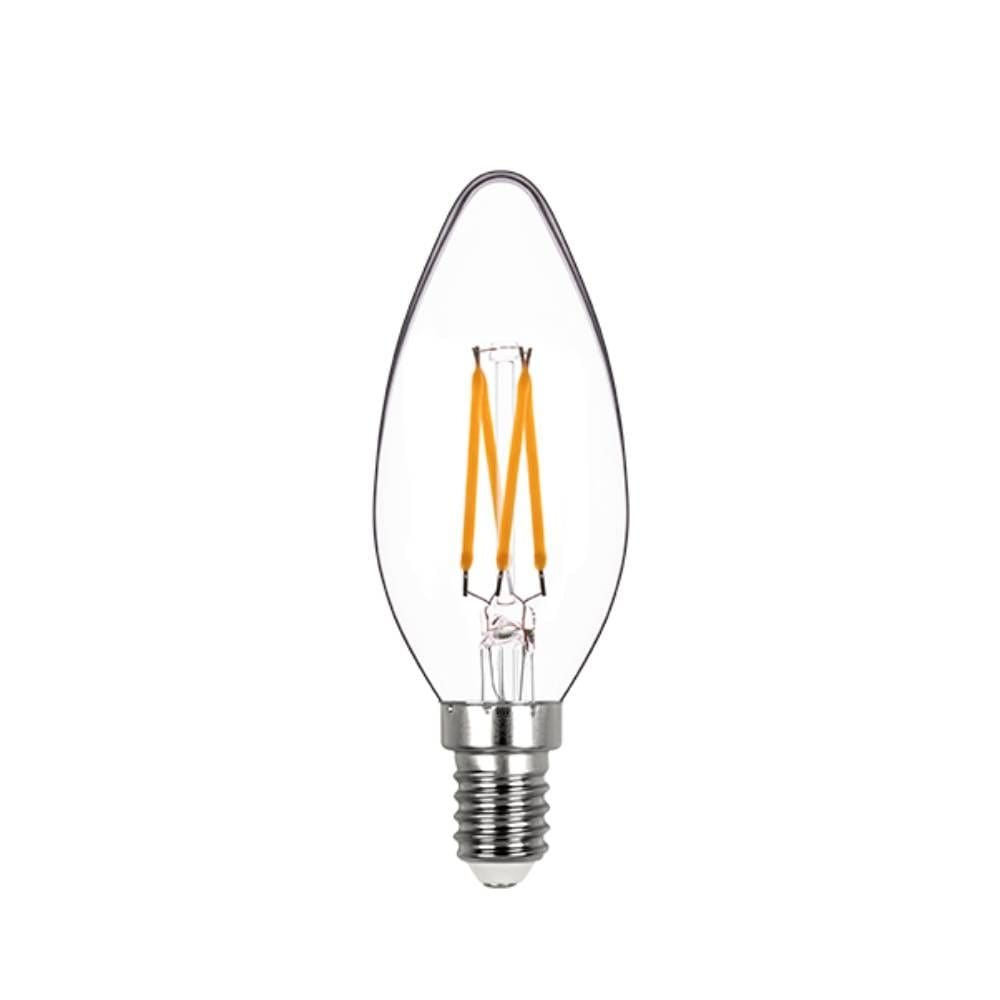 Lâmpada Led Vela Filamento 4W 127V E14 Dimerizável Decoração