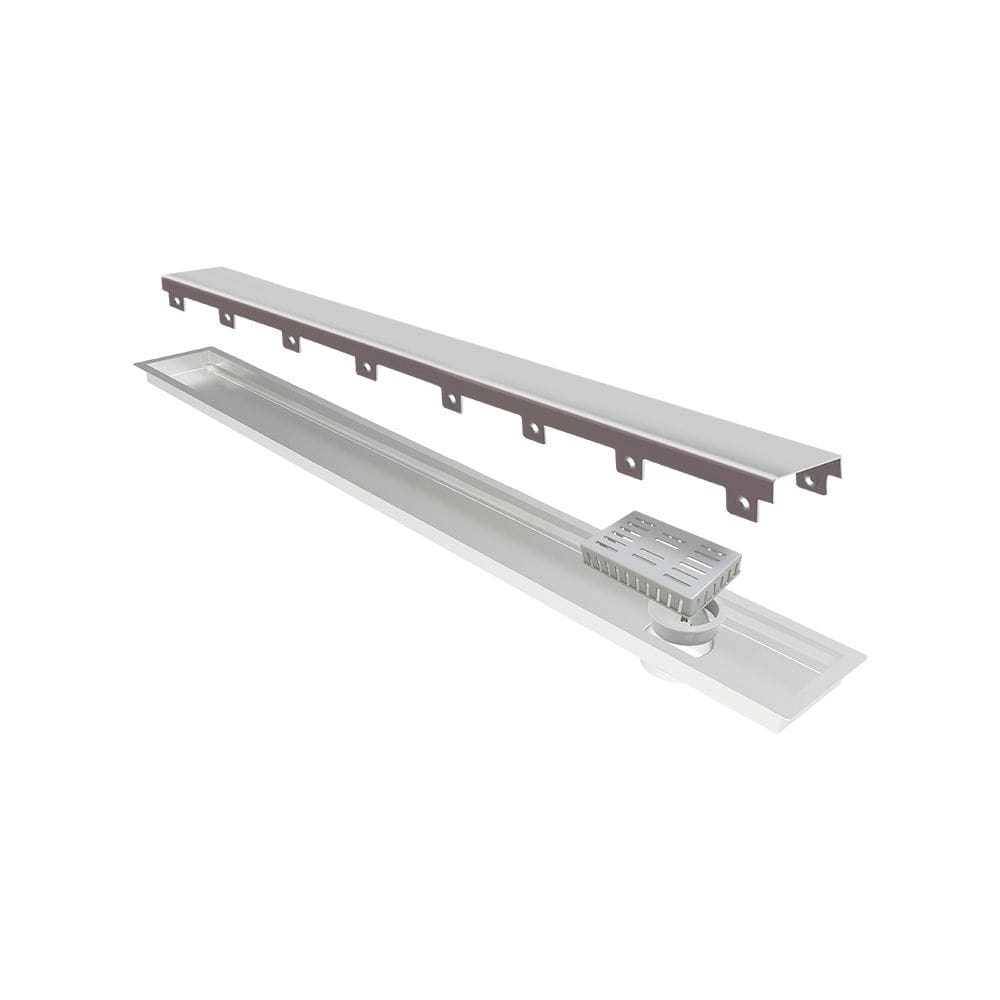 Ralo Linear Elleve Multimaster 276 90cm com Tampa Inox