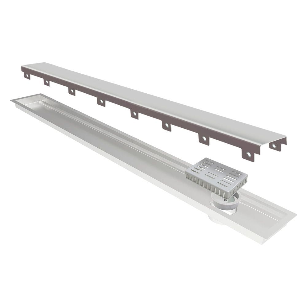 Ralo Linear Elleve Multimaster 286 190cm com Tampa Inox