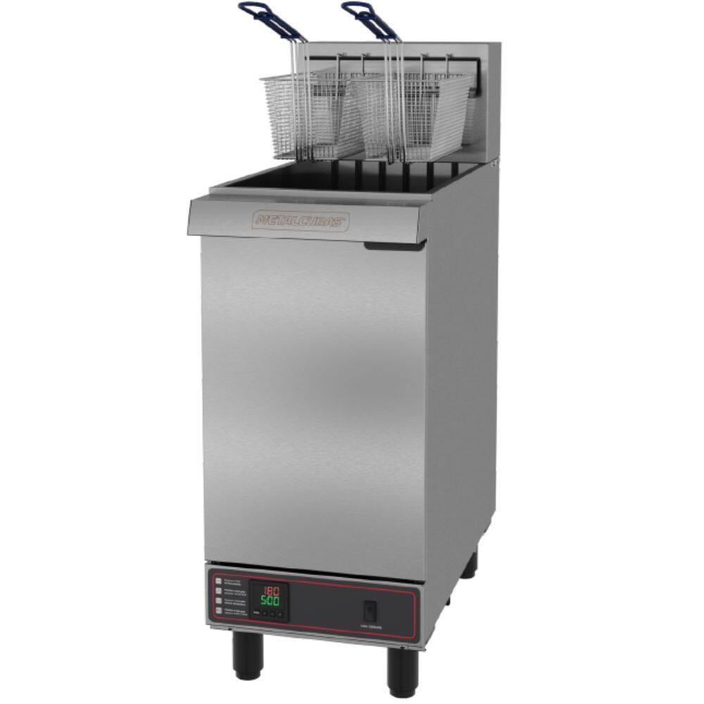Fritador Industrial Zona Fria de Água Elétrico FAO2C Inox Metalcubas 220V