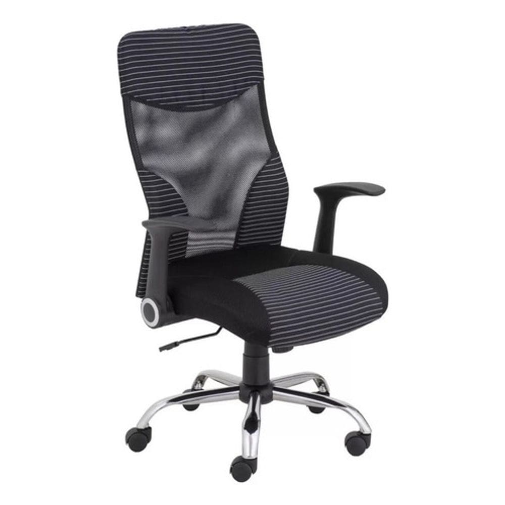 Cadeira De Escritório Comfort Presidente Tela Mesh Até 150kg