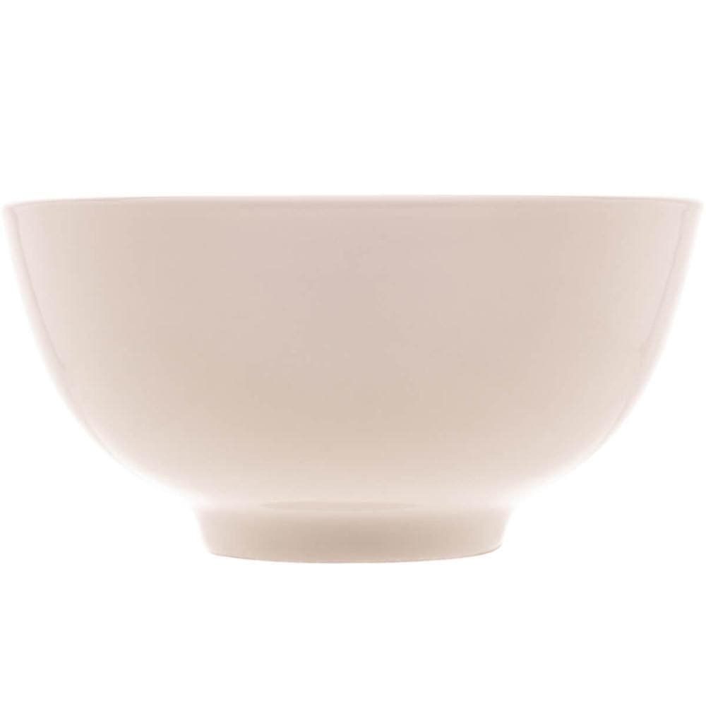 48 Cumbucas de Porcelana Branca Lyor Clean 330ml Hotel Bowls Café da Manhã