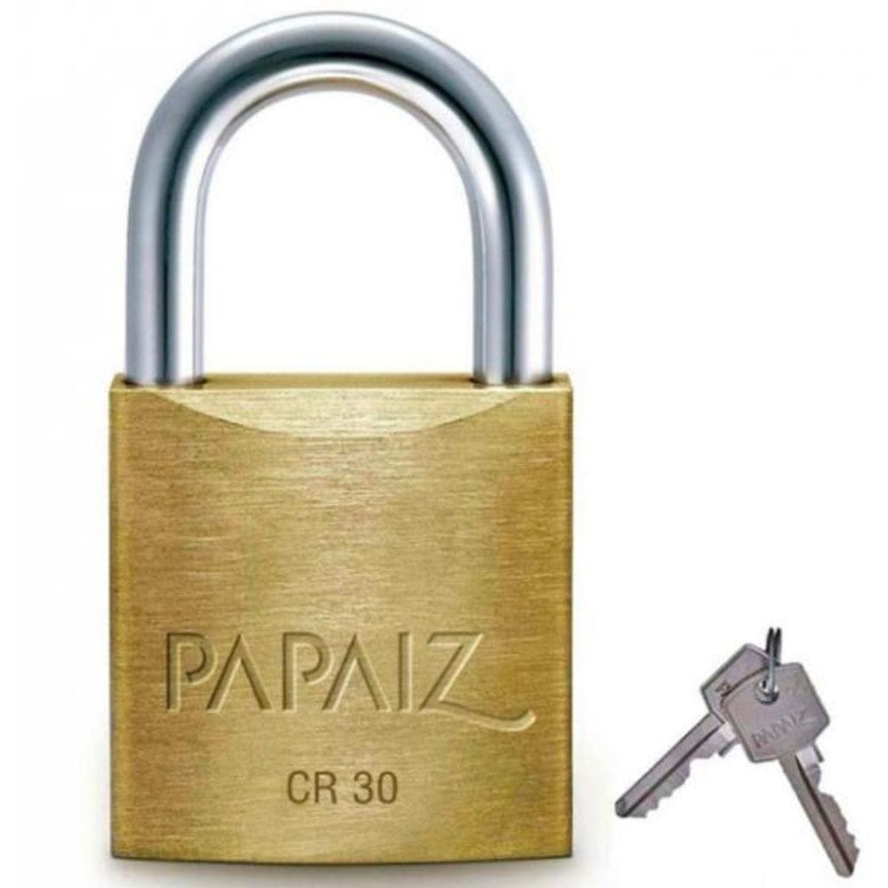 Cadeado Cr30 Ka1 Mesmo Segredo - 30Mm - Papaiz