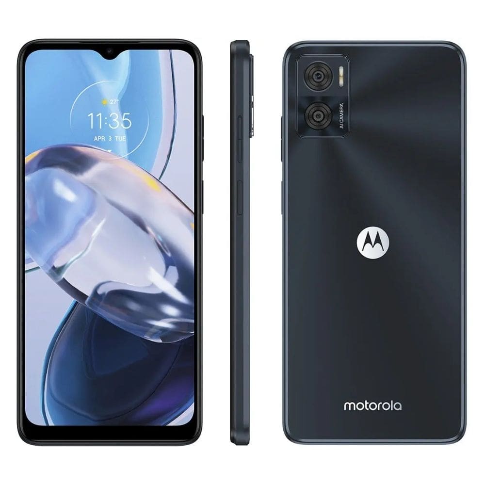 Usado: Motorola E22 128 GB Preto - Bom
