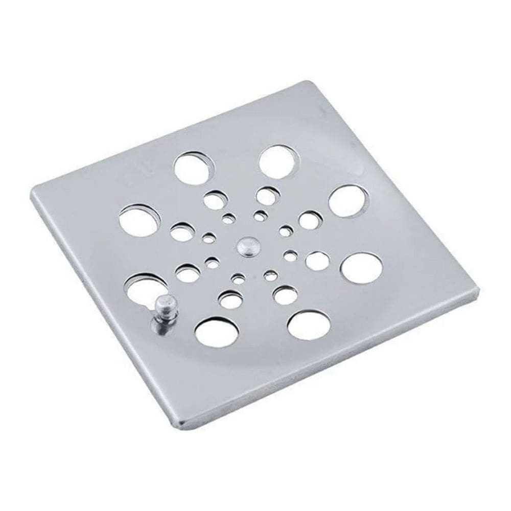 Tampa Ralo Grelha Quadrado Inox 10X10 Sistema Abre E Fecha