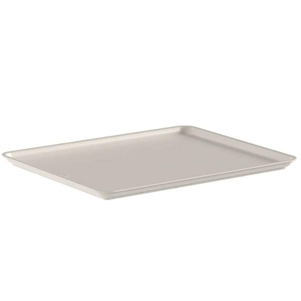 Tampa para Cesto Flow 5,4L Bege 27x22cm Ou Tampa para Caixa Organizadora