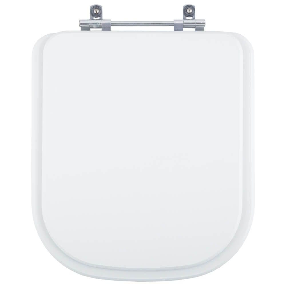 Assento Sanitário Poliéster Elite Branco para vaso Celite 6lpf