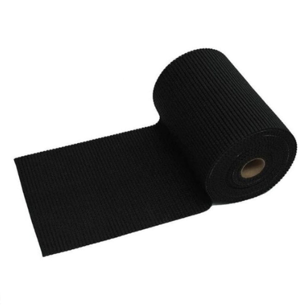 Tapete Tropical Preto 43Cm X 1M Kapazi