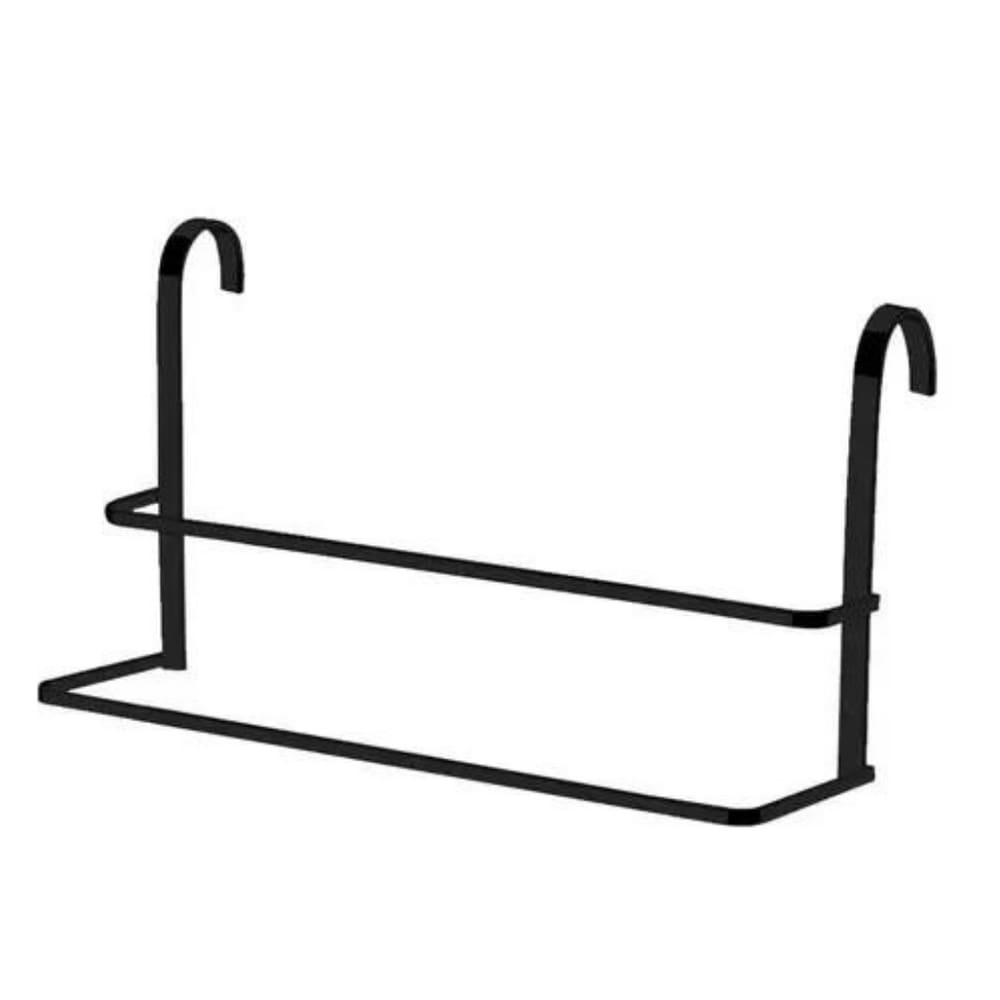 Toalheiro De Box Duplo Em Aço Carbono Perfezione 45cm Future Cromado