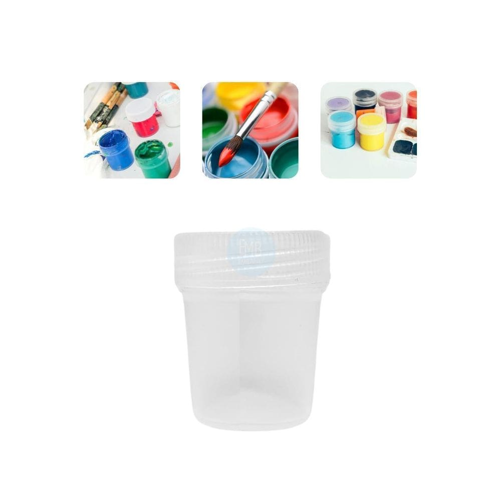 Potes Vazios 15 Ml Para Cosméticos, Guache E Maquiagem 25Und