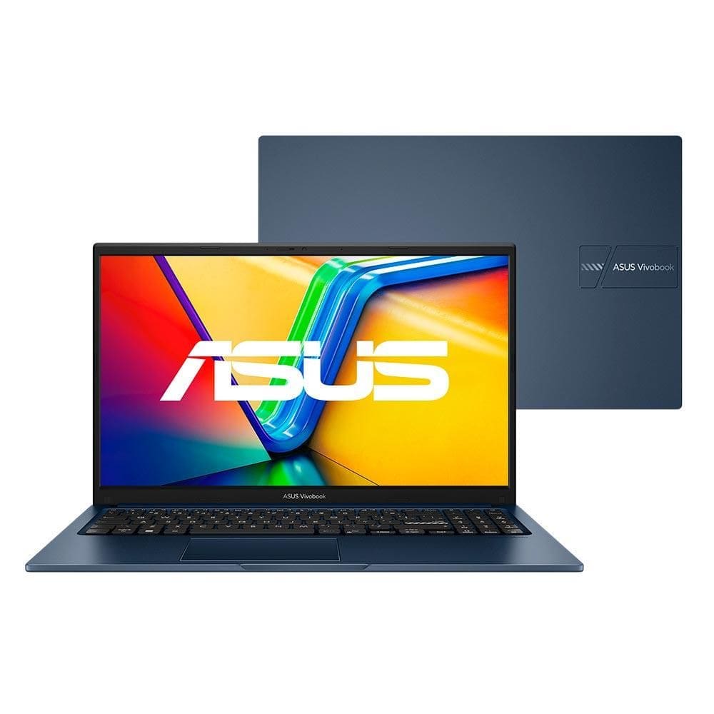 Notebook ASUS Vivobook 15, Intel® CoreT i5-1235U, 8GB, 512GB SSD, Tela de 15,6", Quiet Blue - X1504ZA-NJ987W