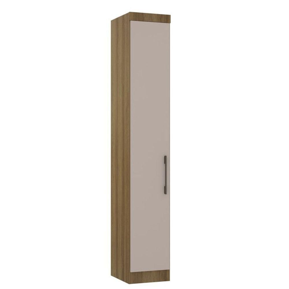 Módulo Guarda Roupa Eucamoveis Paris 1 Porta Avela/cinammon