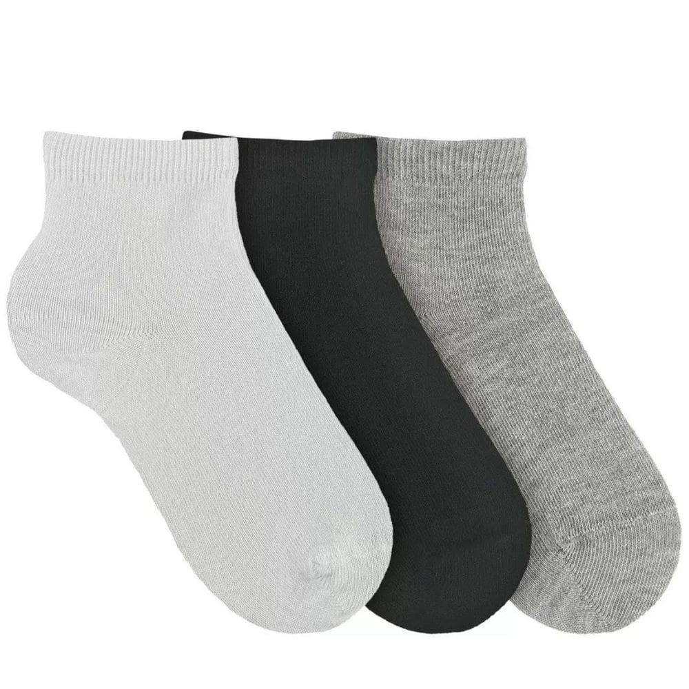 Kit Meia 3 Pares Infantil Unissex Basic Cano Médio em Algodão Trifil T06024