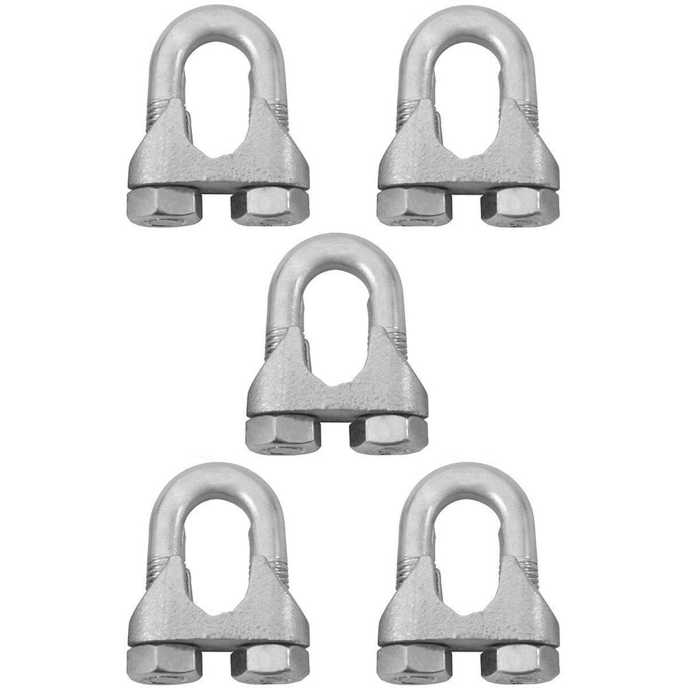 Clips Grampo Cabo De Aço 1`` 1,0010 Com 5 Unidades - Nord