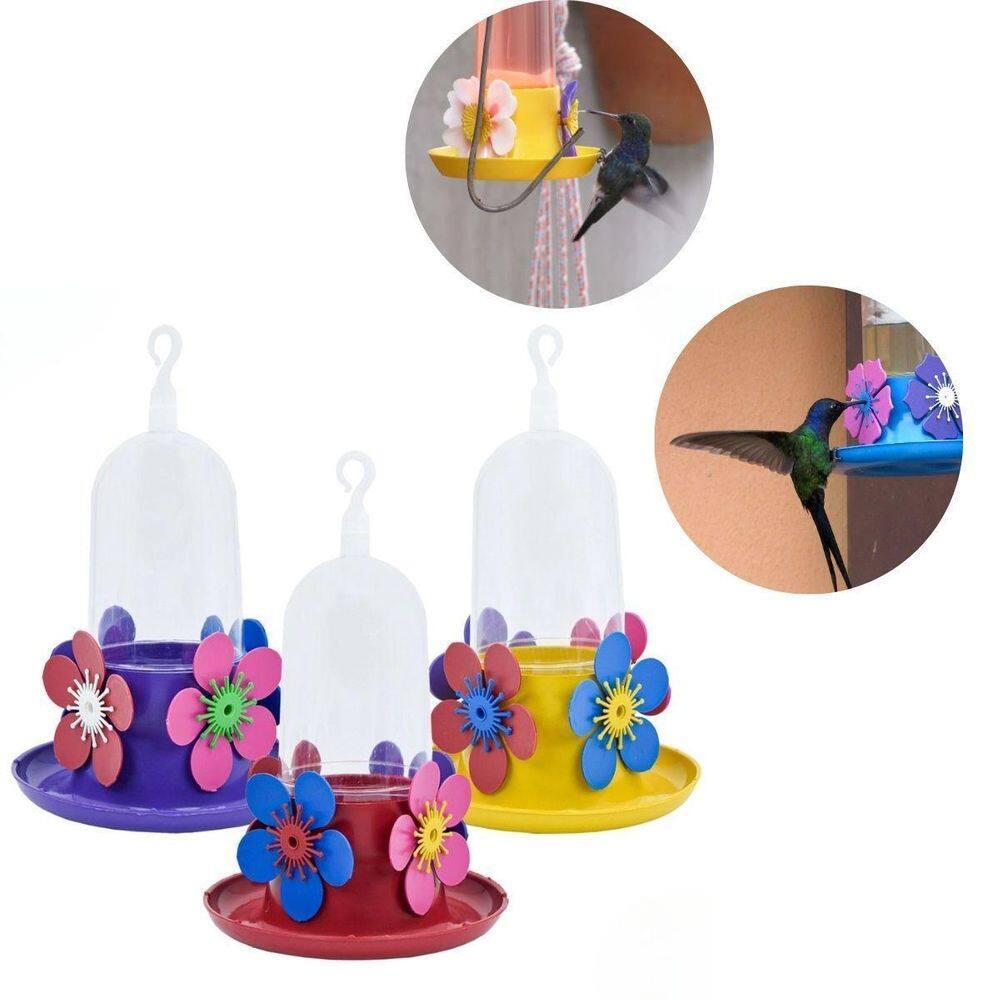 Kit 2 Bebedouro Para Beija-Flor Reforçado Colorido Prático