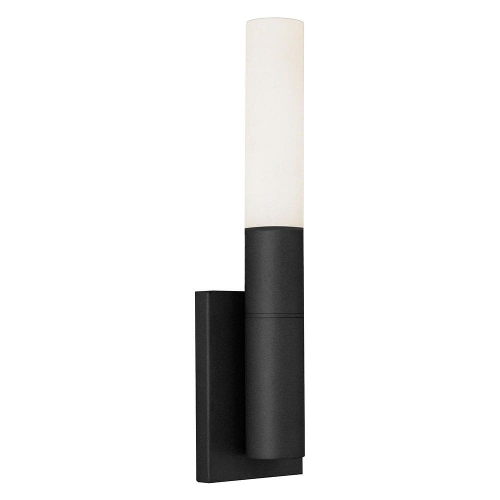 Luminária Parede Arandela Tubo 1 Difusor Cabeceira Preto