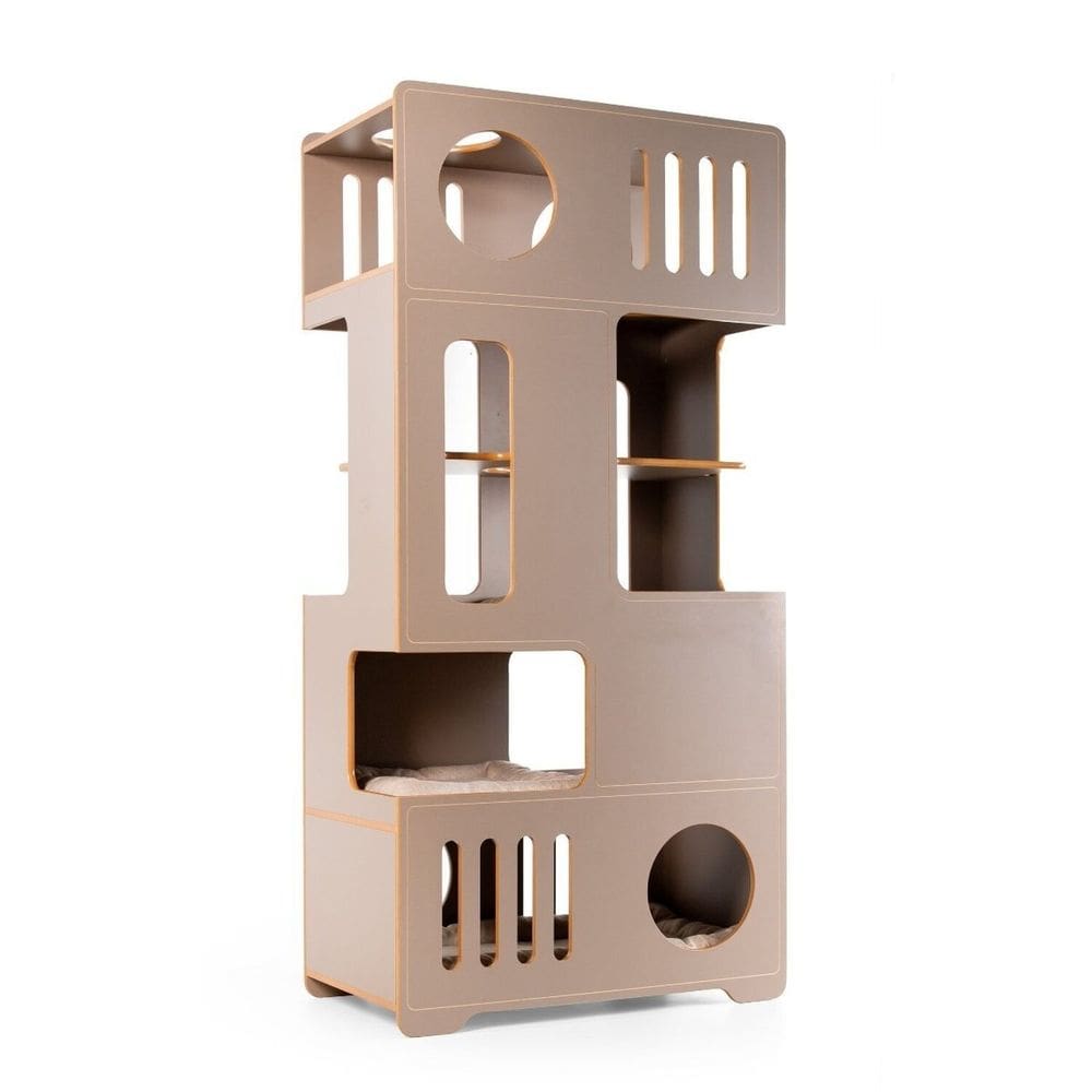 Torre Duque Para Gatos - Linha Gatos Grandes Marrom