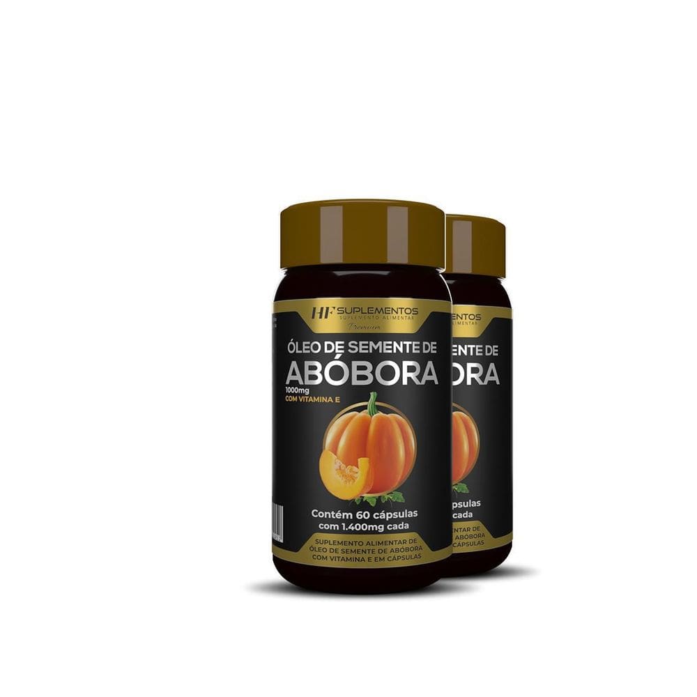 2X Oleo De Semente De Abobora 60Caps Hf Suplementos