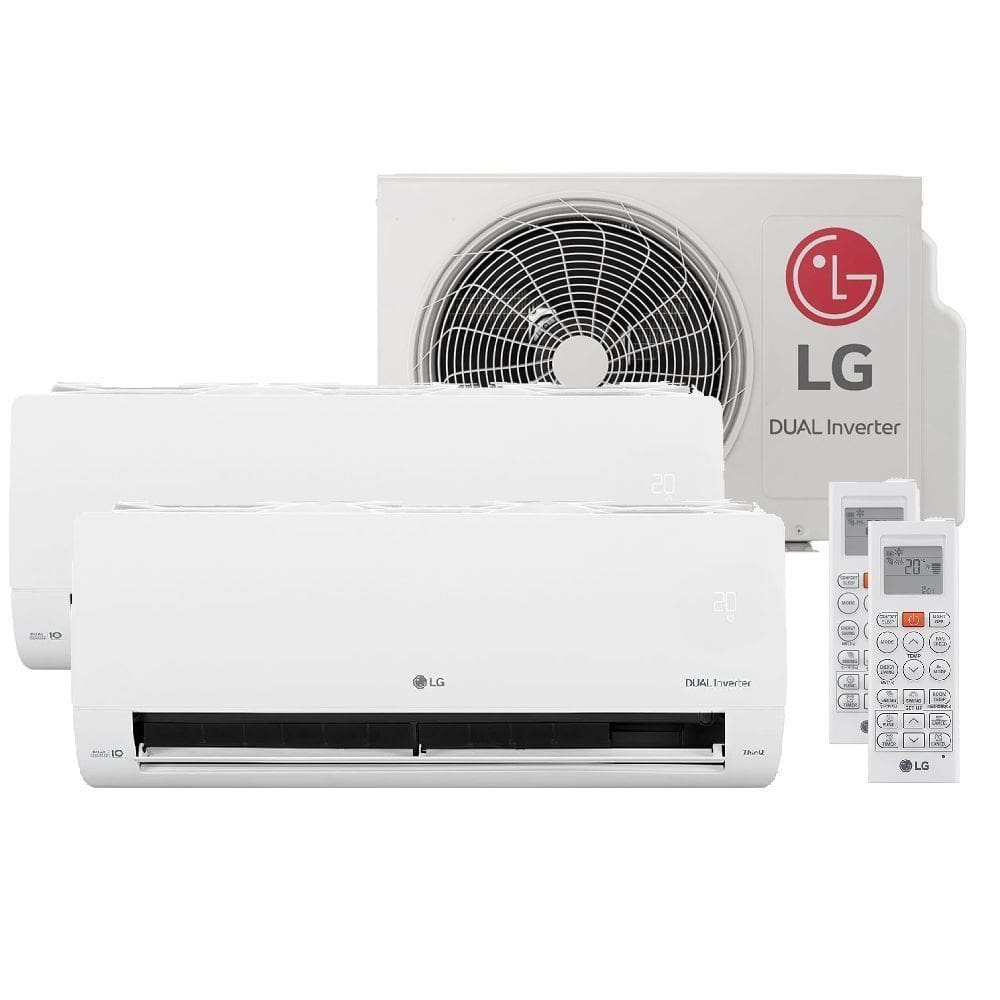 Ar Condicionado Bi-Split LG Dual Inverter Voice +IA 16000 BTUs 1x9000 1x12000 220VFrio S32Q16SA212.EB2GAM1