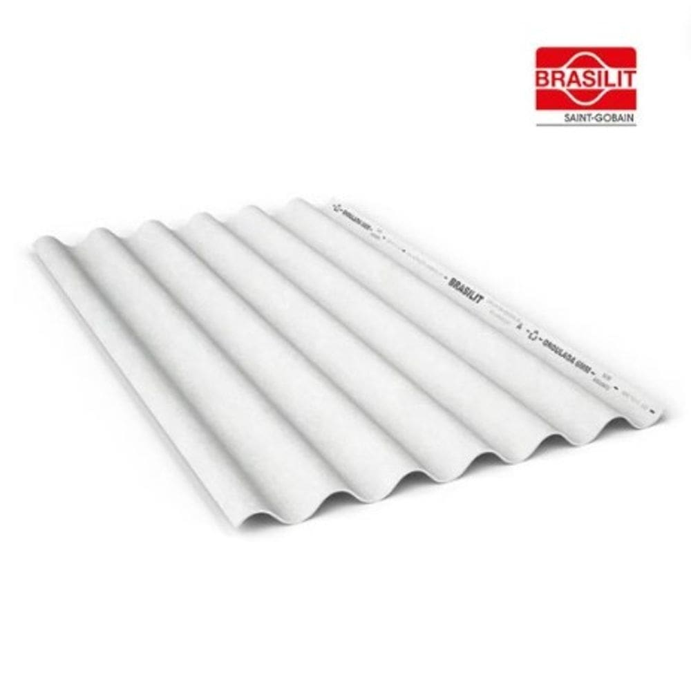 Telha Fibrocimento 1,83X1,10X6mm Brasilit