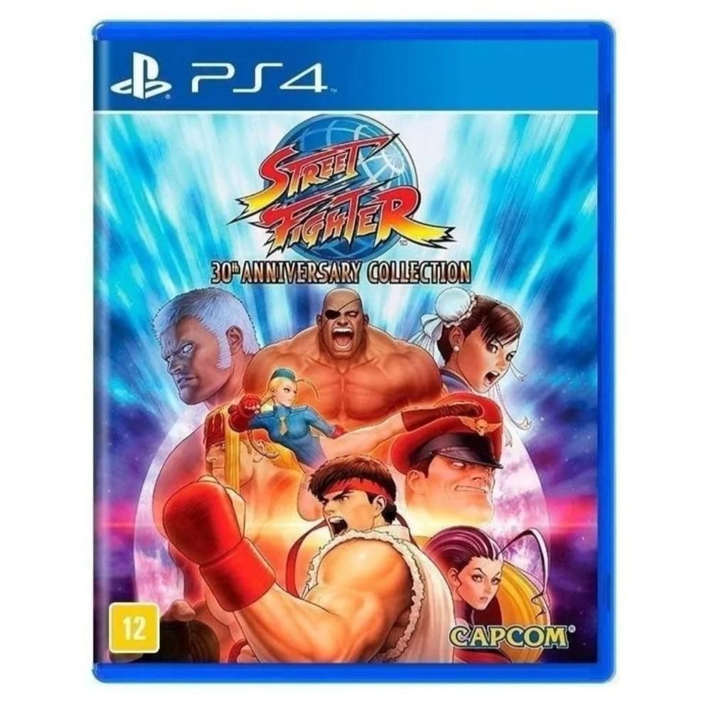 jogo Street Fighter 30th Anniversary Collection PS4 europeu