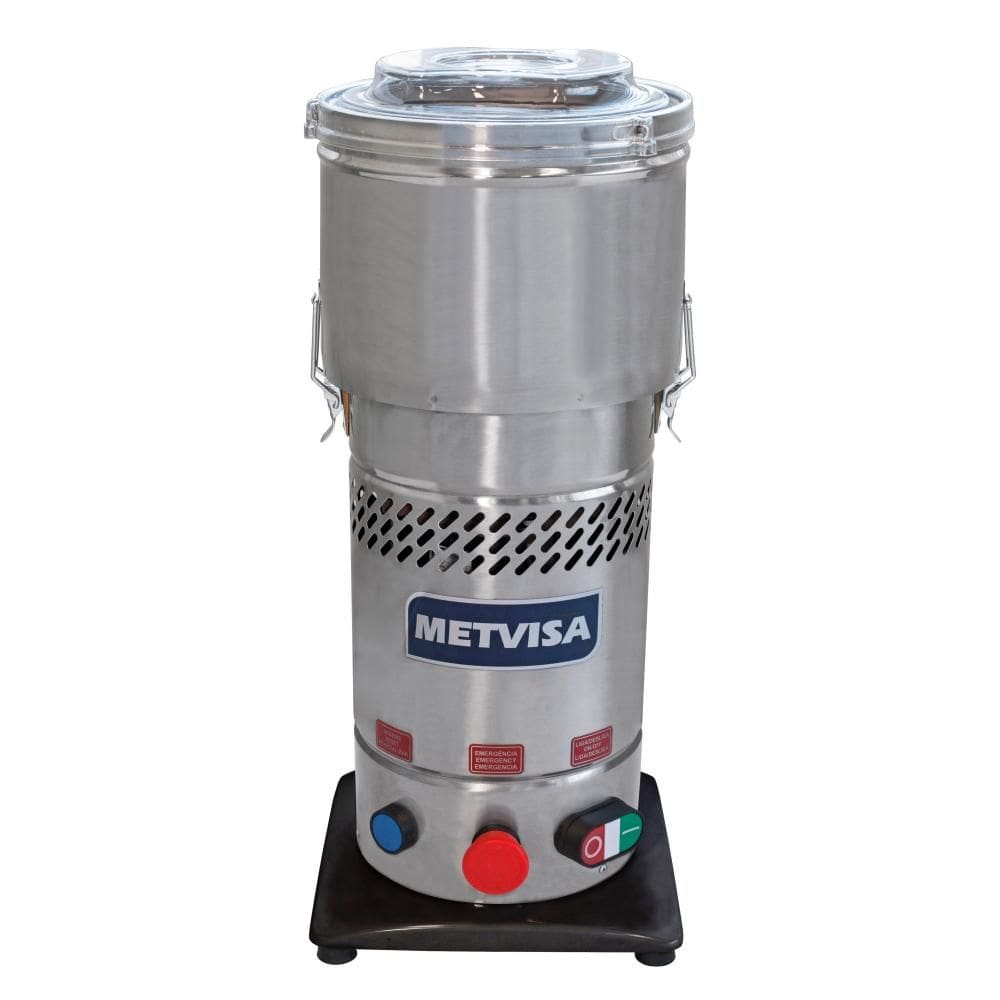 Processador de Alimentos Industrial Metvisa Cutter 6 Litros 220V CUT6220M60N5