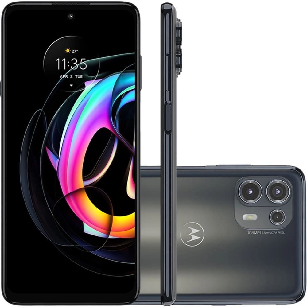 REEMBALADO: Motorola Edge 20 Lite 128GB 5G Tela 6.7 - Grafite