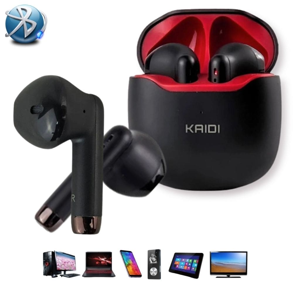 Fone de Ouvido Sem Fio Bluetooth TWS Kaidi