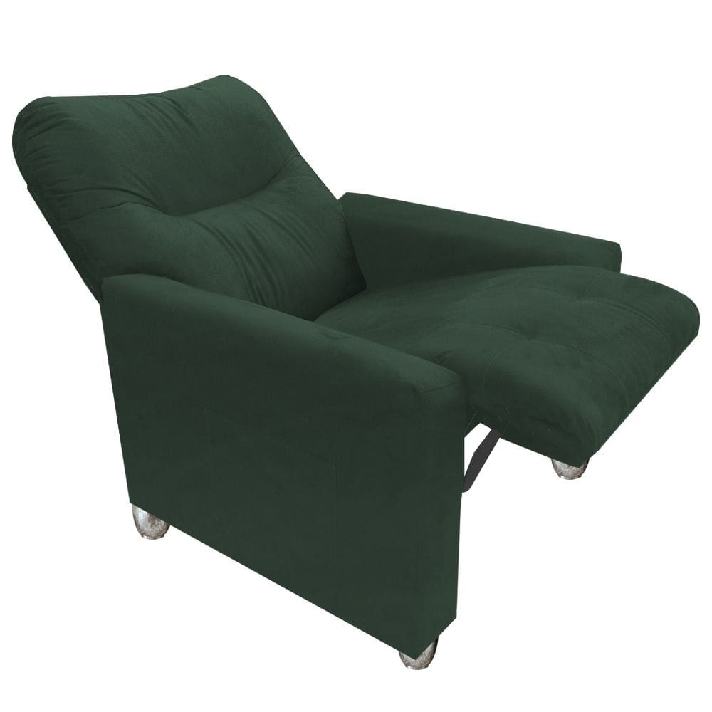 Poltrona Do Papai E Mamae Reclinável Classic Moderna Verde