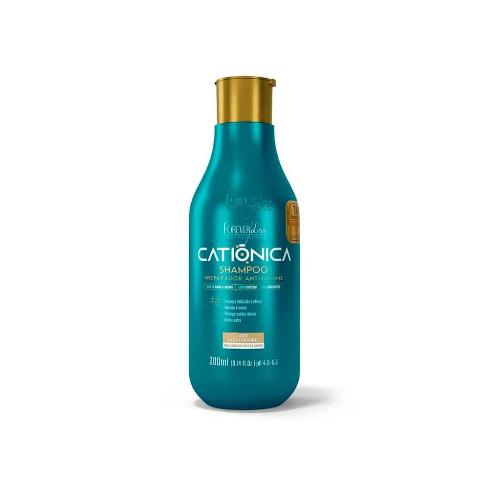 Shampoo Catiônica Forever Liss 300ml