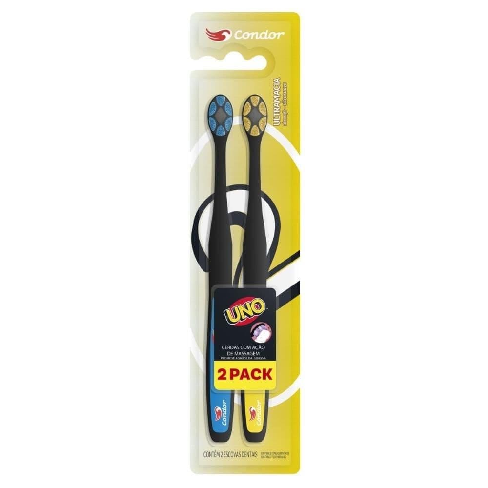 Escova Condor Uno Ultramacia 8596 - Embalagem com 2 Unidades