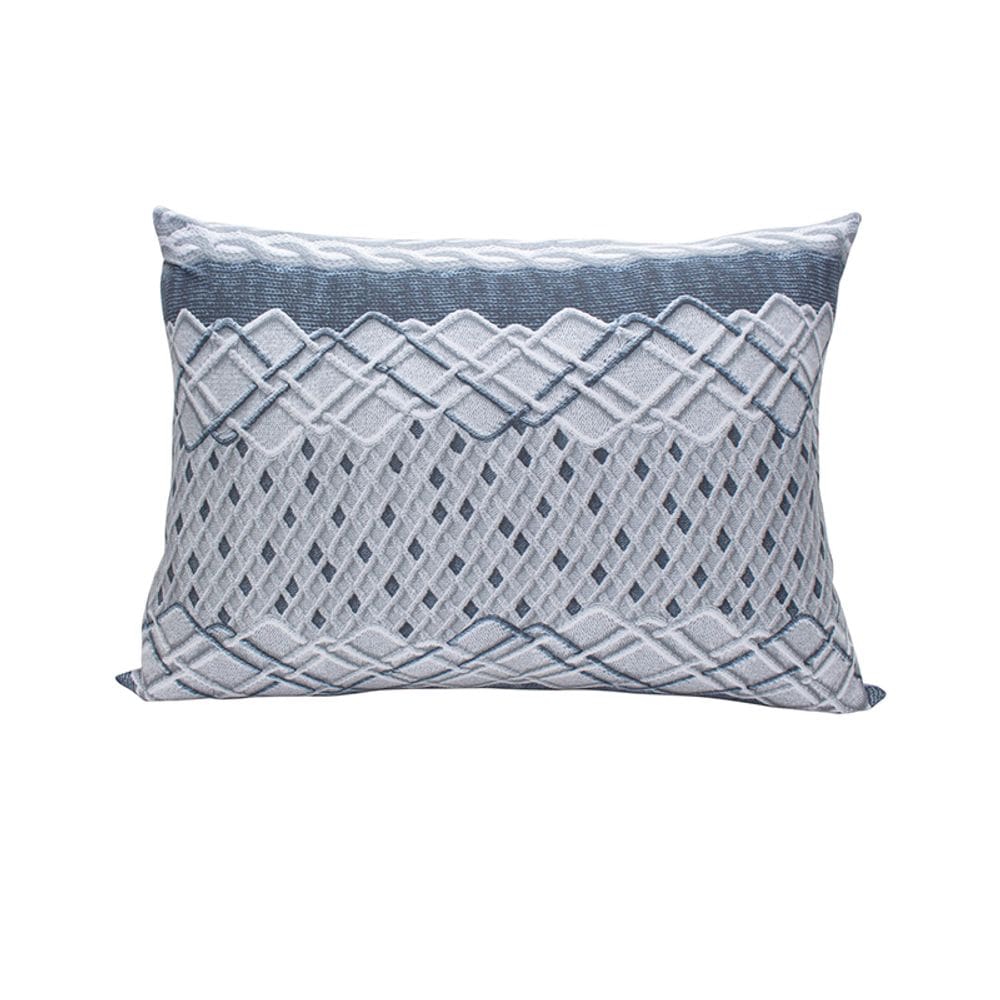 Fronha Doce Vida Malha Mista Guadalajara 48cm 68cm Azul