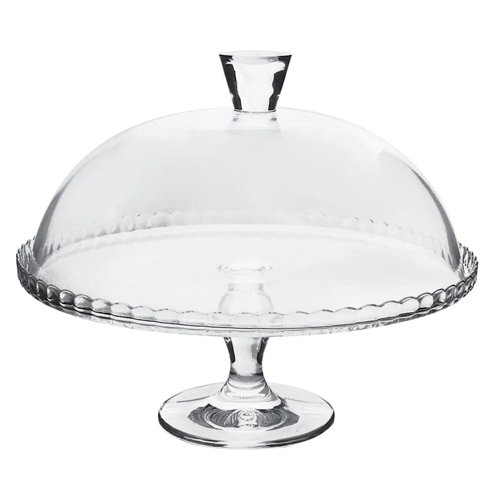 Boleira de Vidro com Pé e Tampa Patisserie 32cm - Pasabahçe